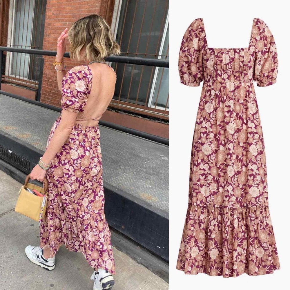 FAVORITE DAUGHTER Mirka Organic Sundress - Vintage Multi Floral BNWT RRP $268